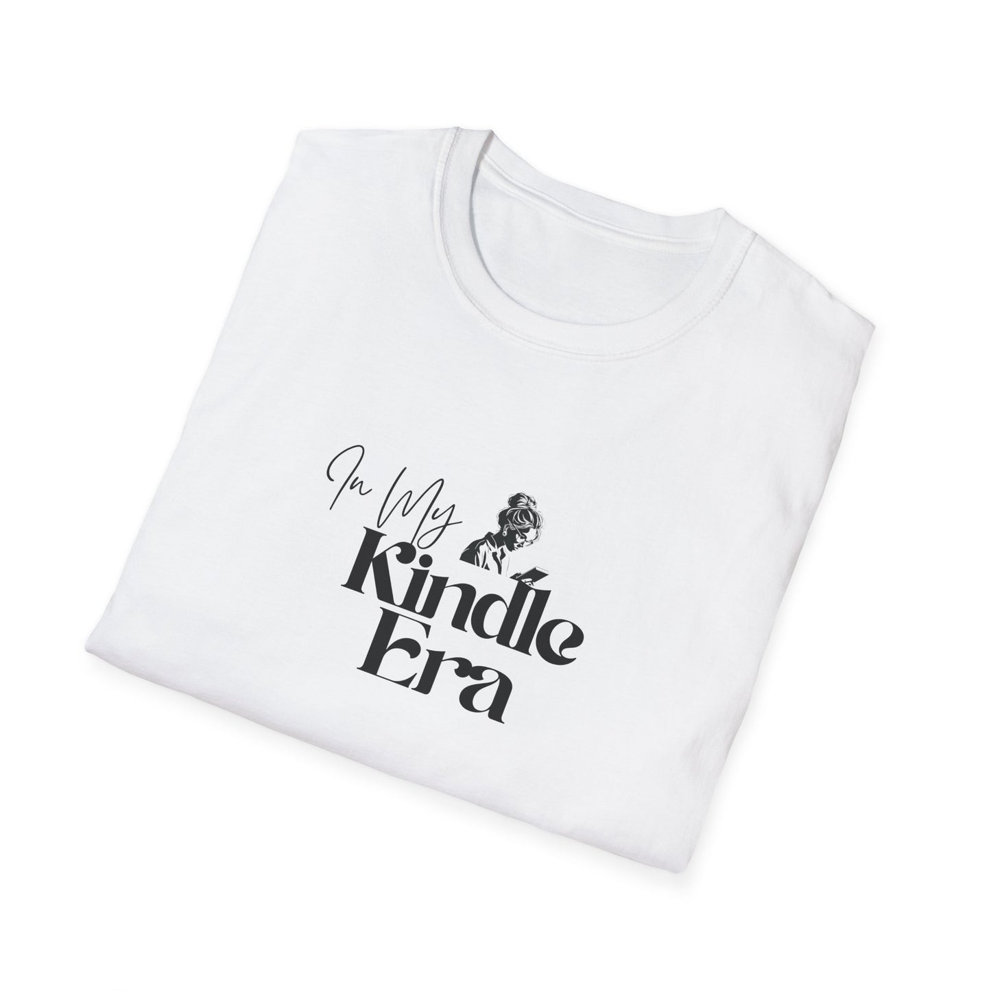 Kindle Reader T-Shirt, Softstyle Tee, Gift for Book Lovers, Reading Humor Shirt, Perfect for Holidays, Nerdy Apparel
