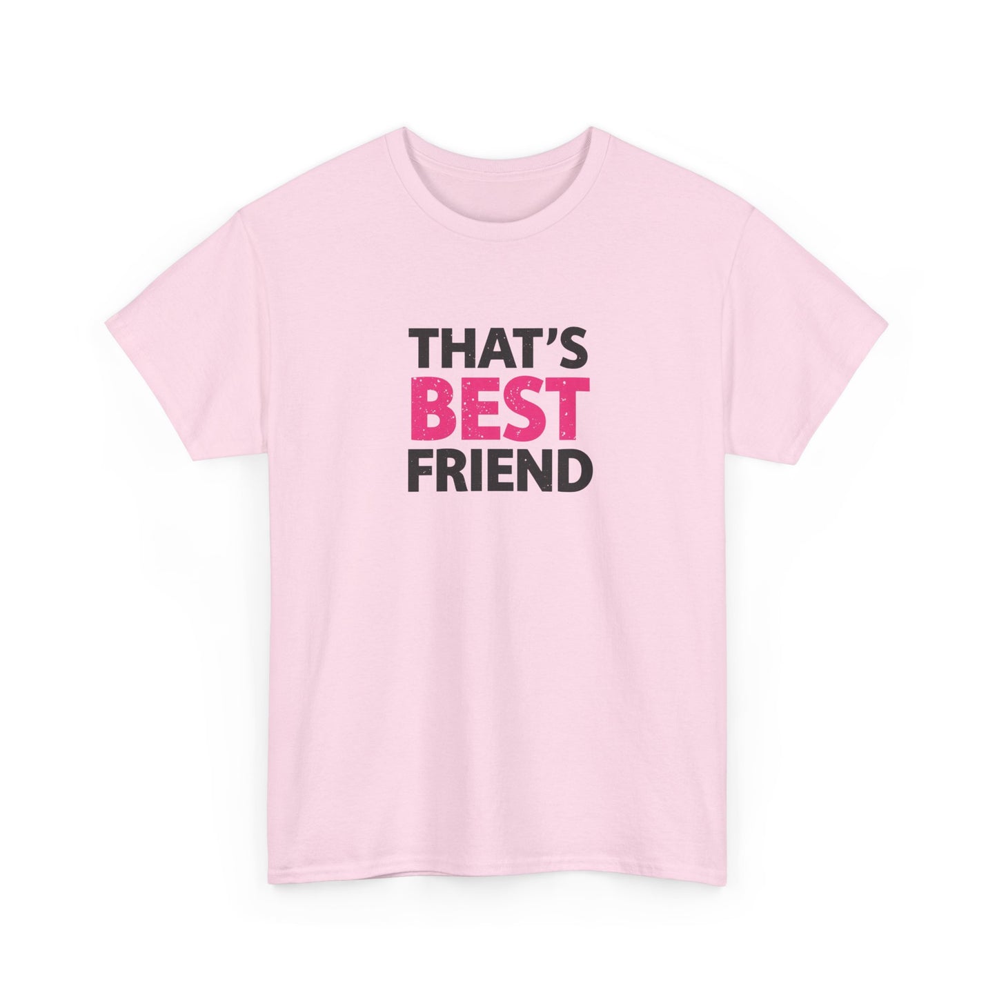 Best Friend Unisex Heavy Cotton Tee, Friendship Gift, Casual Wear, Cute T-Shirt, Bestie Birthday Present