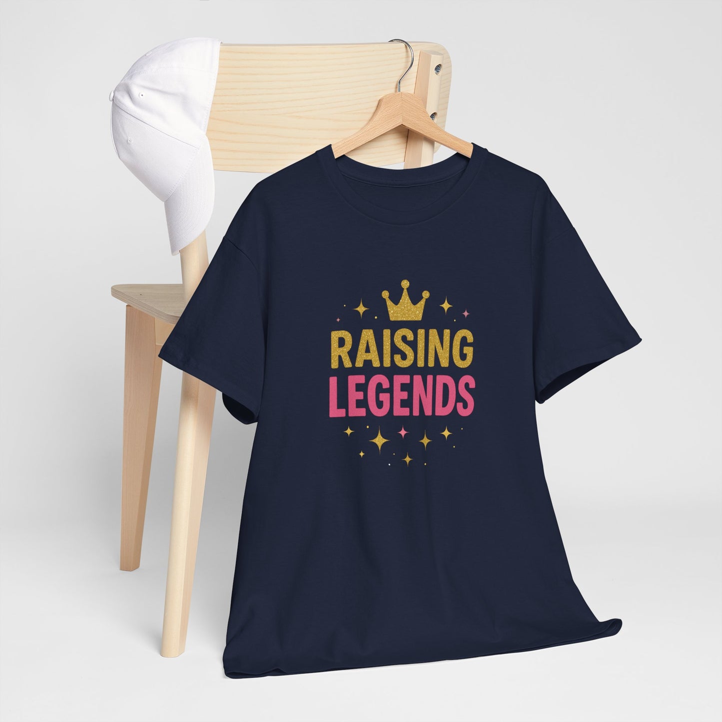 Raising Legends Cotton Tee - Fun Unisex Tee, Inspirational Gift, Family Reunion Shirt, Birthday Celebration Apparel, Everyday Casual Wear