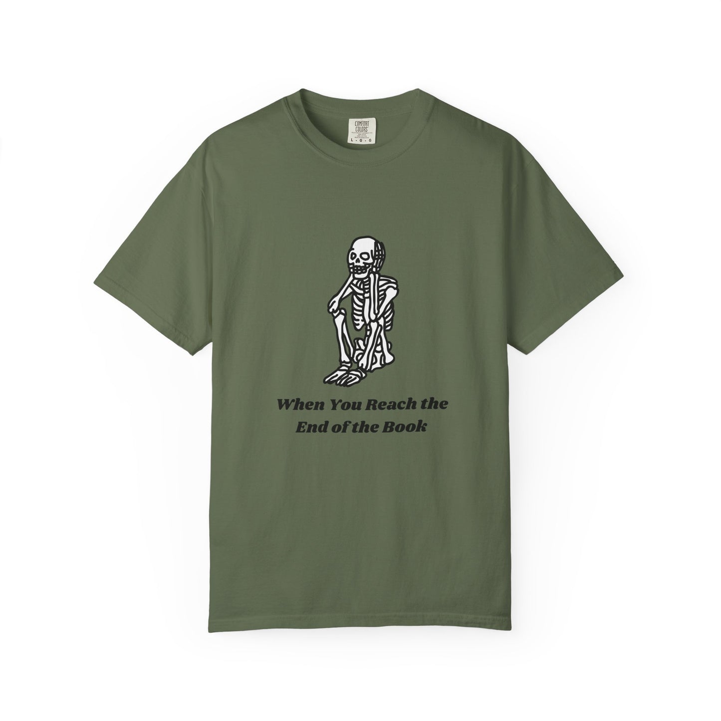 Spooky Reading Skeleton T-Shirt | Funny Book Lover Shirt, Halloween Gifts, Unisex Graphic Tee, Literary Humor, Cozy Casual Wear