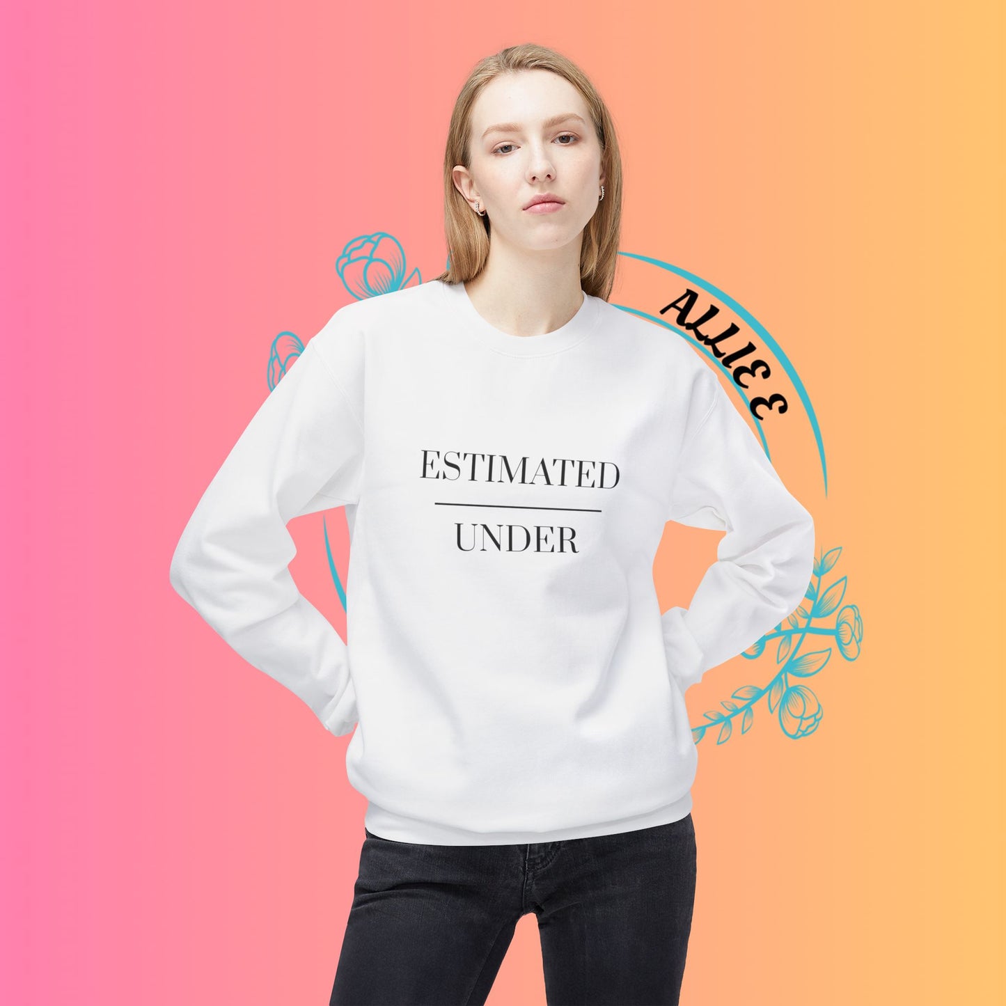 Underestimated Crewneck Sweatshirt | Cozy Pullover for Everyday Wear, Gift for Friends, Casual Style, Relaxed Fit