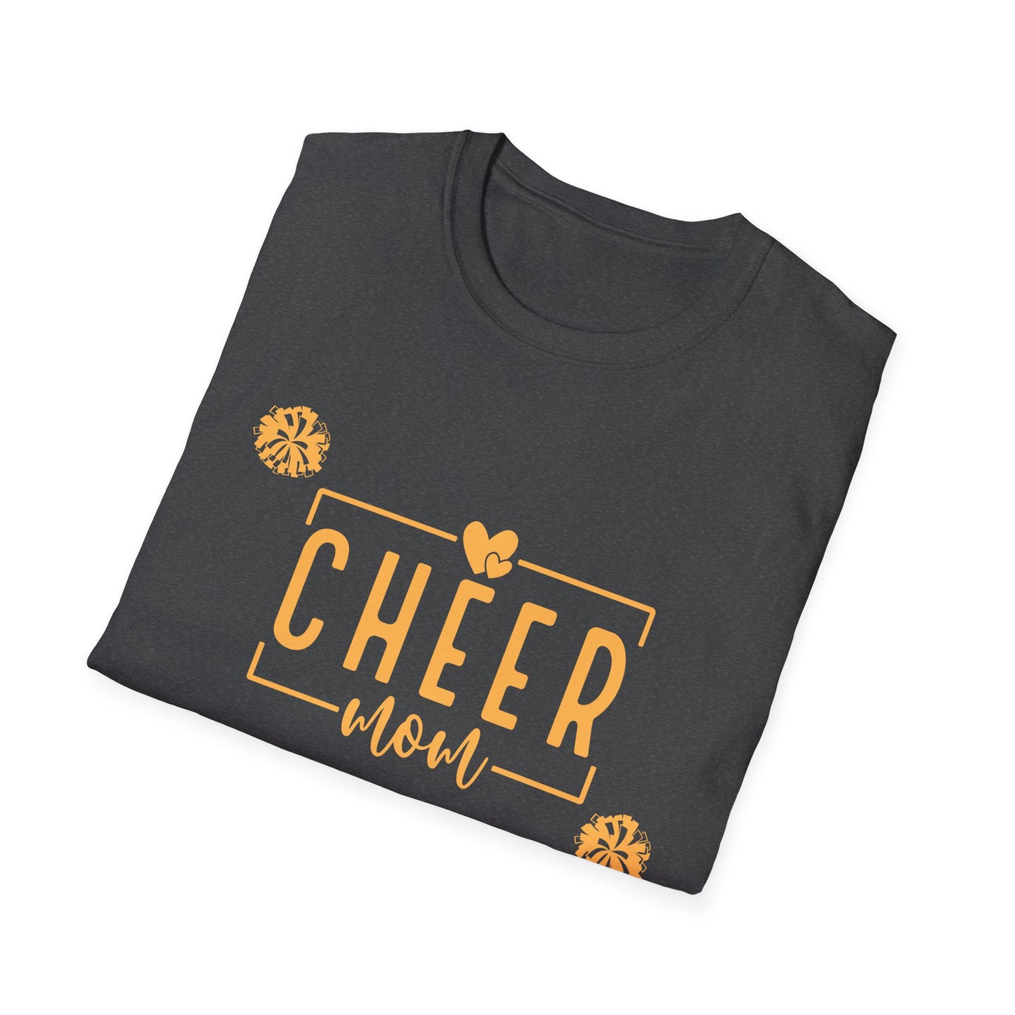 Cheer Mom Unisex T-Shirt, Softstyle Tee, Inspirational Shirt, Cheerleading Apparel, Gift for Coaches, Spirit Wear
