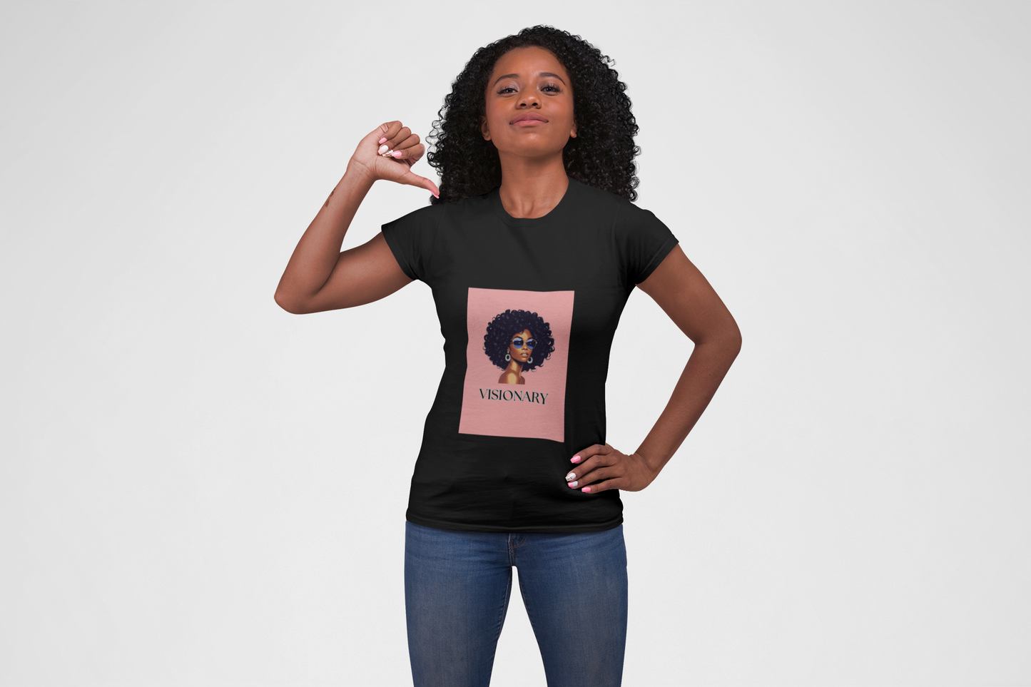 Women's Visionary T-Shirt, Inspirational Tee, Gift for Her, Black History Month, Fashion Statement, Everyday Wear, Stylish Graphic Tee