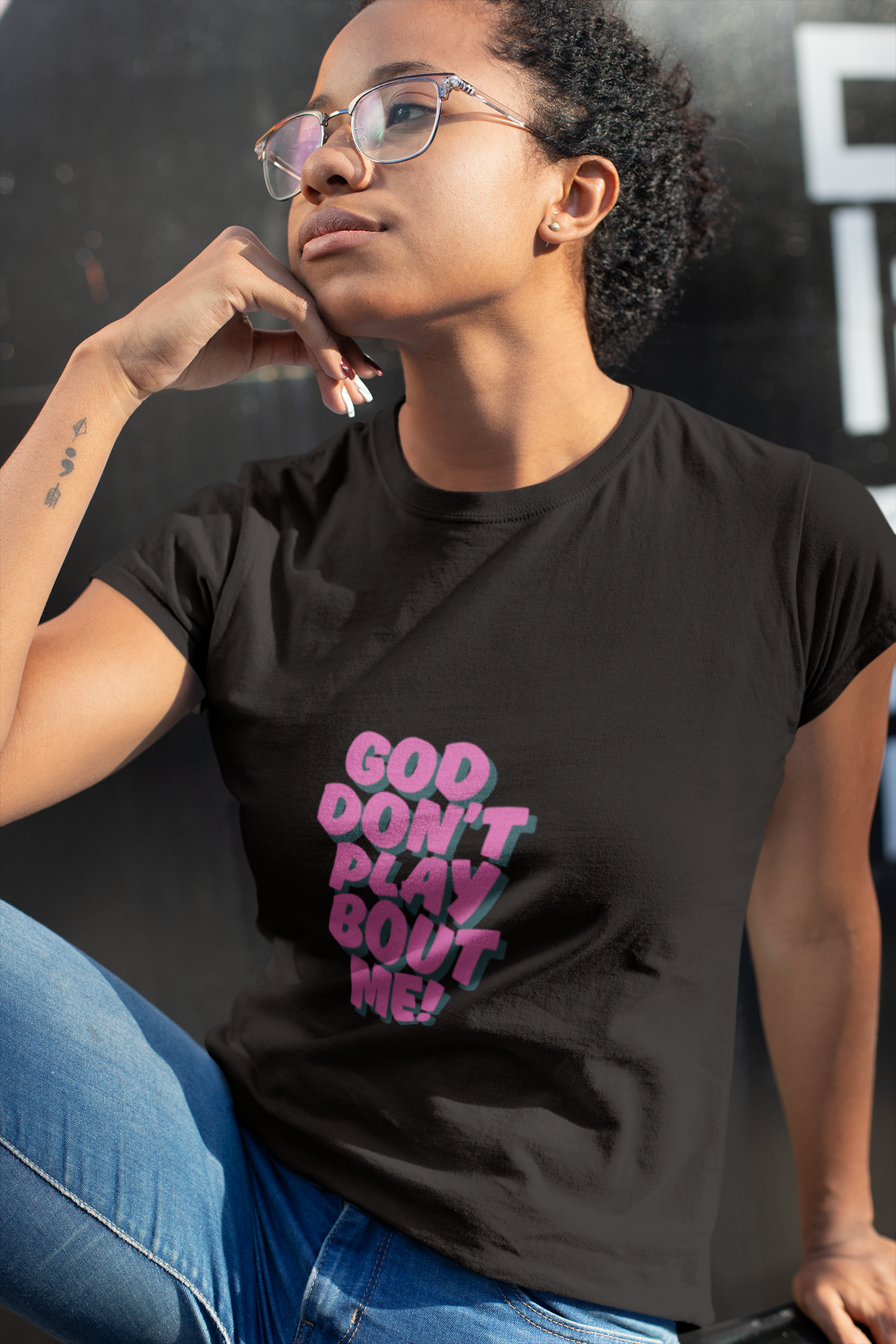 Unisex Jersey Short Sleeve Tee with 'God Don't Play Bout Me!' Design - Casual Wear, Gift for Teens, Fun Statement Tee, Everyday Style, [...]