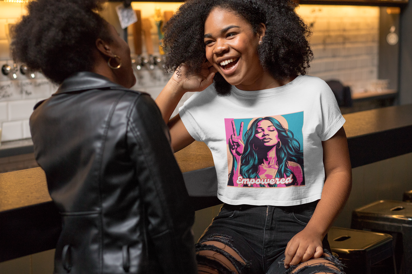 Empowered Unisex Heavy Cotton Tee | Inspirational Graphic Shirt, Casual Wear, Gift for Her, Positive Vibes, Everyday Comfort