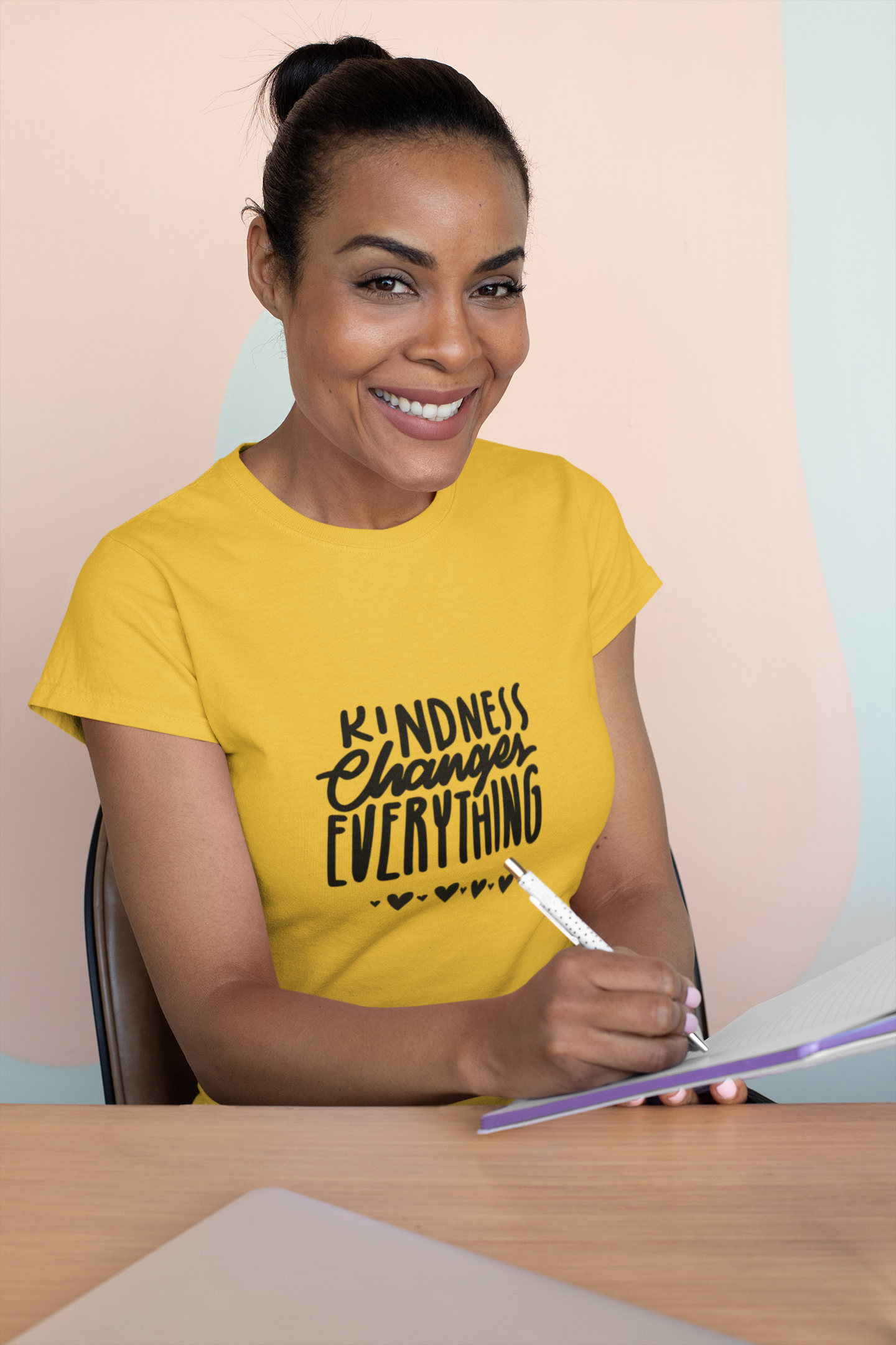 Kindness Changes Everything T-Shirt | Unisex Softstyle Tee, Inspirational Apparel, Casual Wear, Gift for Friends, Kindness Quote Shirt