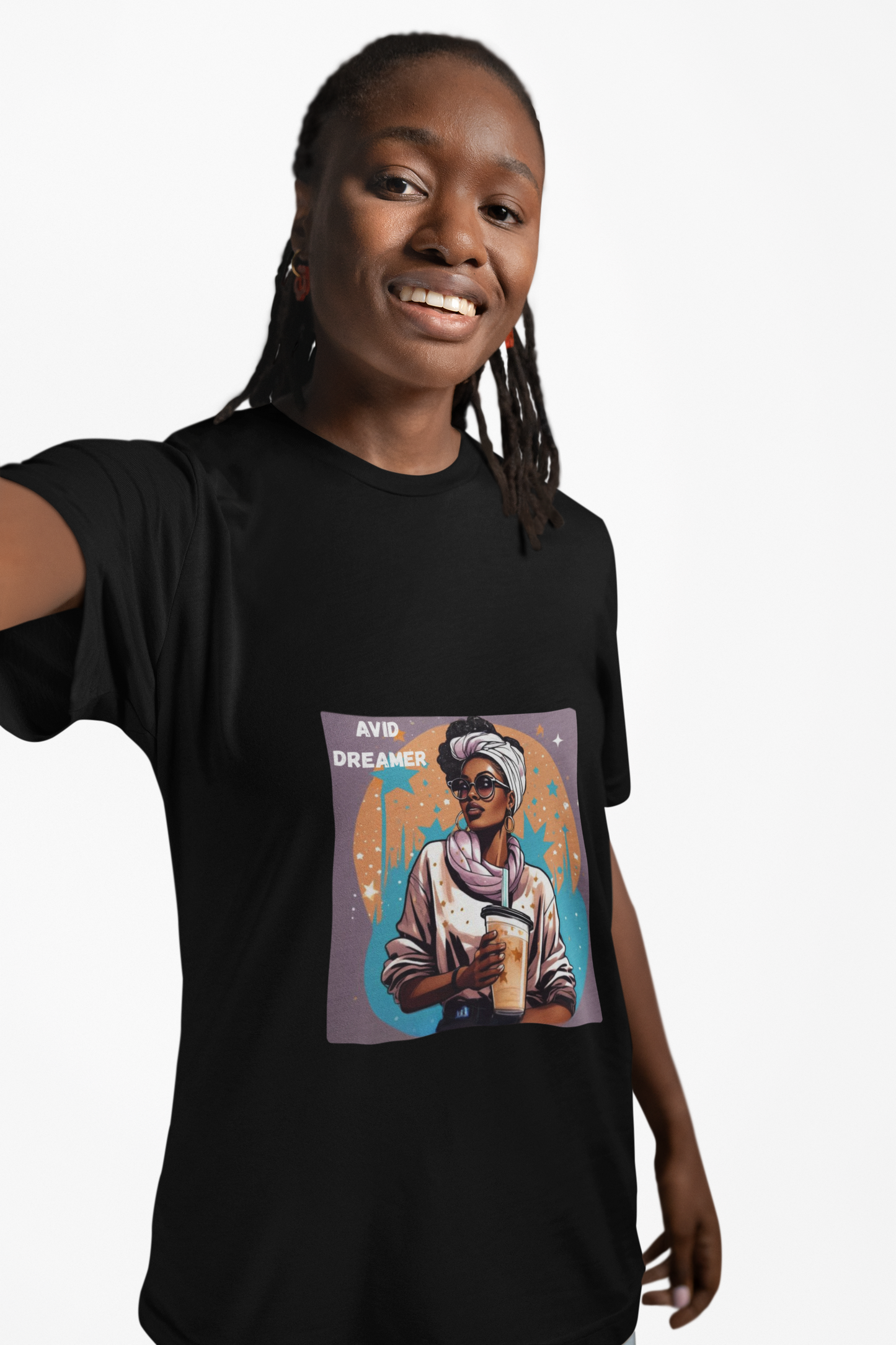 Avid Dreamer Unisex Softstyle T-Shirt, Inspirational Tee, Gift for Dreamers, Casual Wear, Unique Art T-Shirt