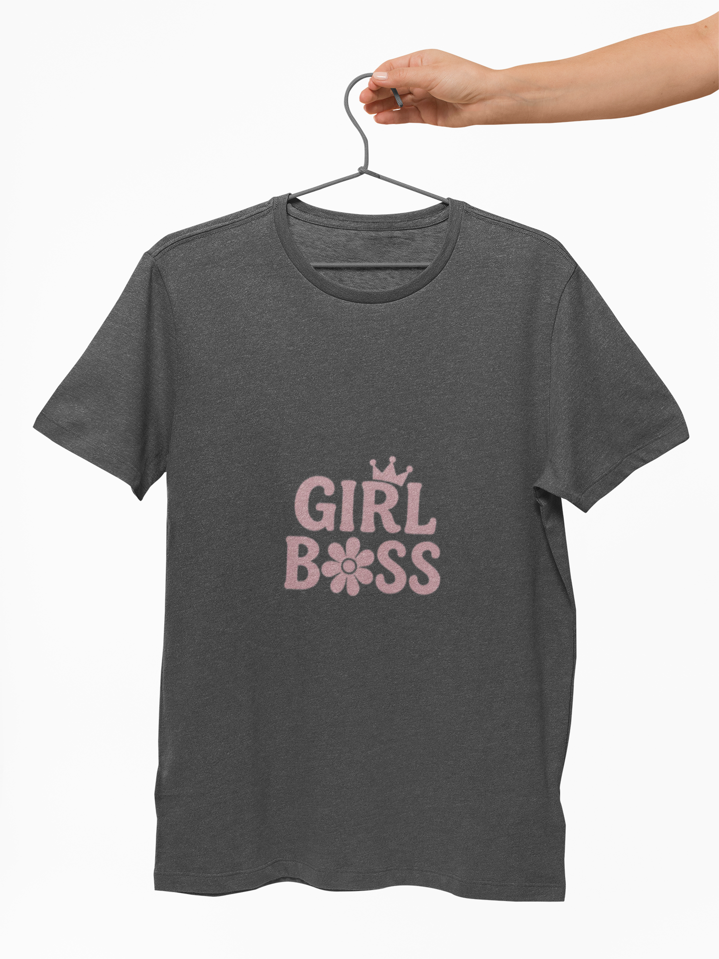 Girl Boss Tee, Inspirational Cotton Shirt, Feminist Apparel, Gift for Her, Motivational Top