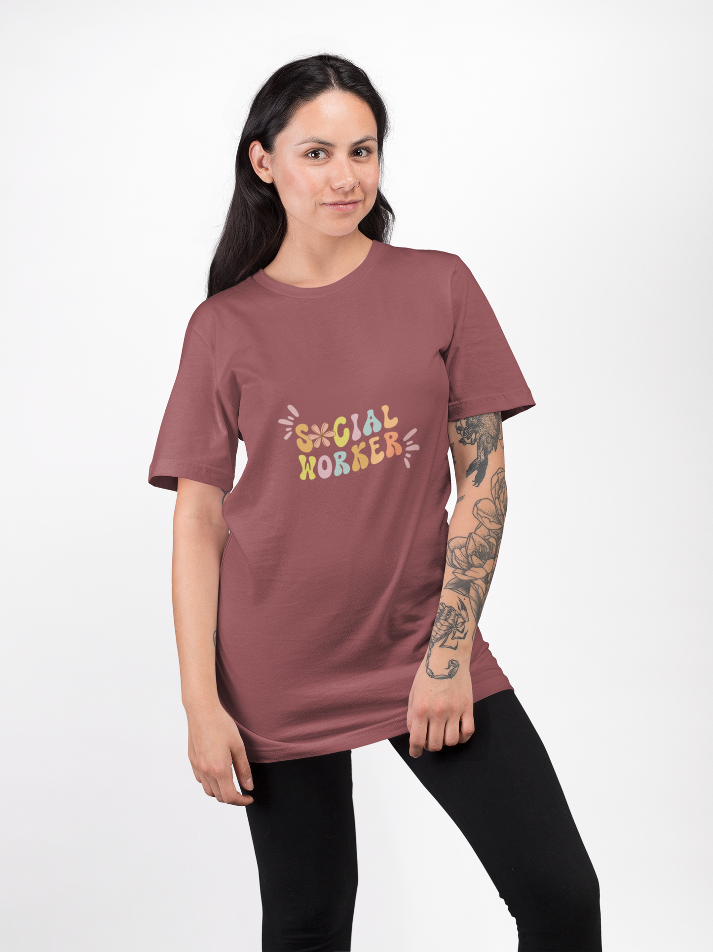 Social Worker T-Shirt, Fun Gift for Social Workers, Casual Wear, Everyday Comfort, Supportive Apparel