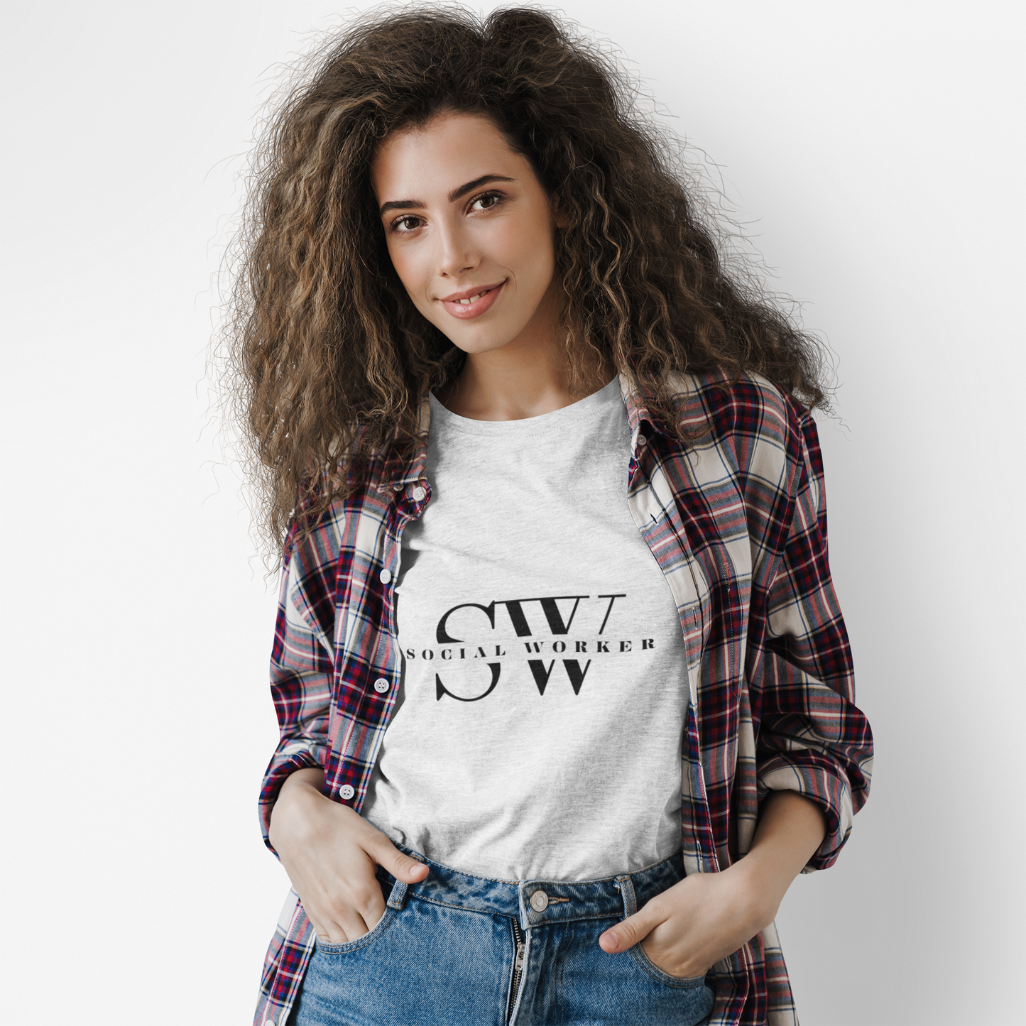 Social Worker Unisex Ultra Cotton Tee | Gift for Social Workers, Awareness Shirt, Everyday Wear, Inspirational Tops, Career Apparel