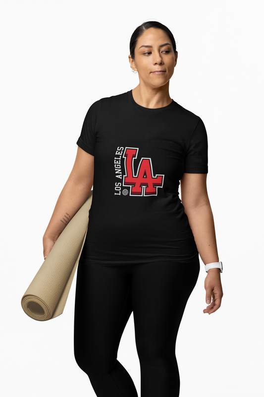 Los Angeles Graphic Tee, Unisex Cotton T-Shirt, LA Pride Shirt, Casual Streetwear, Summer Outfit, Gift for Sports Fans