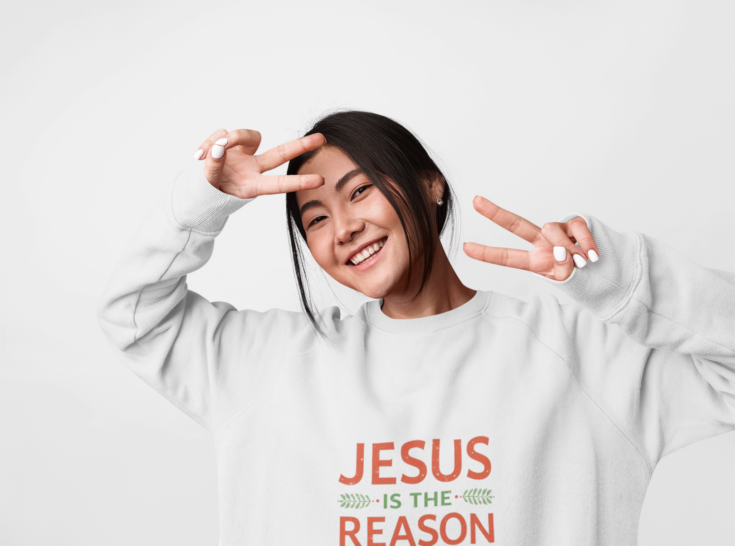 Jesus is the Reason Heavy Blend Crewneck Sweatshirt
