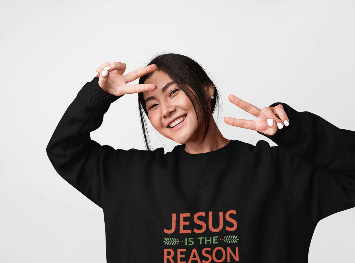 Jesus is the Reason Heavy Blend Crewneck Sweatshirt