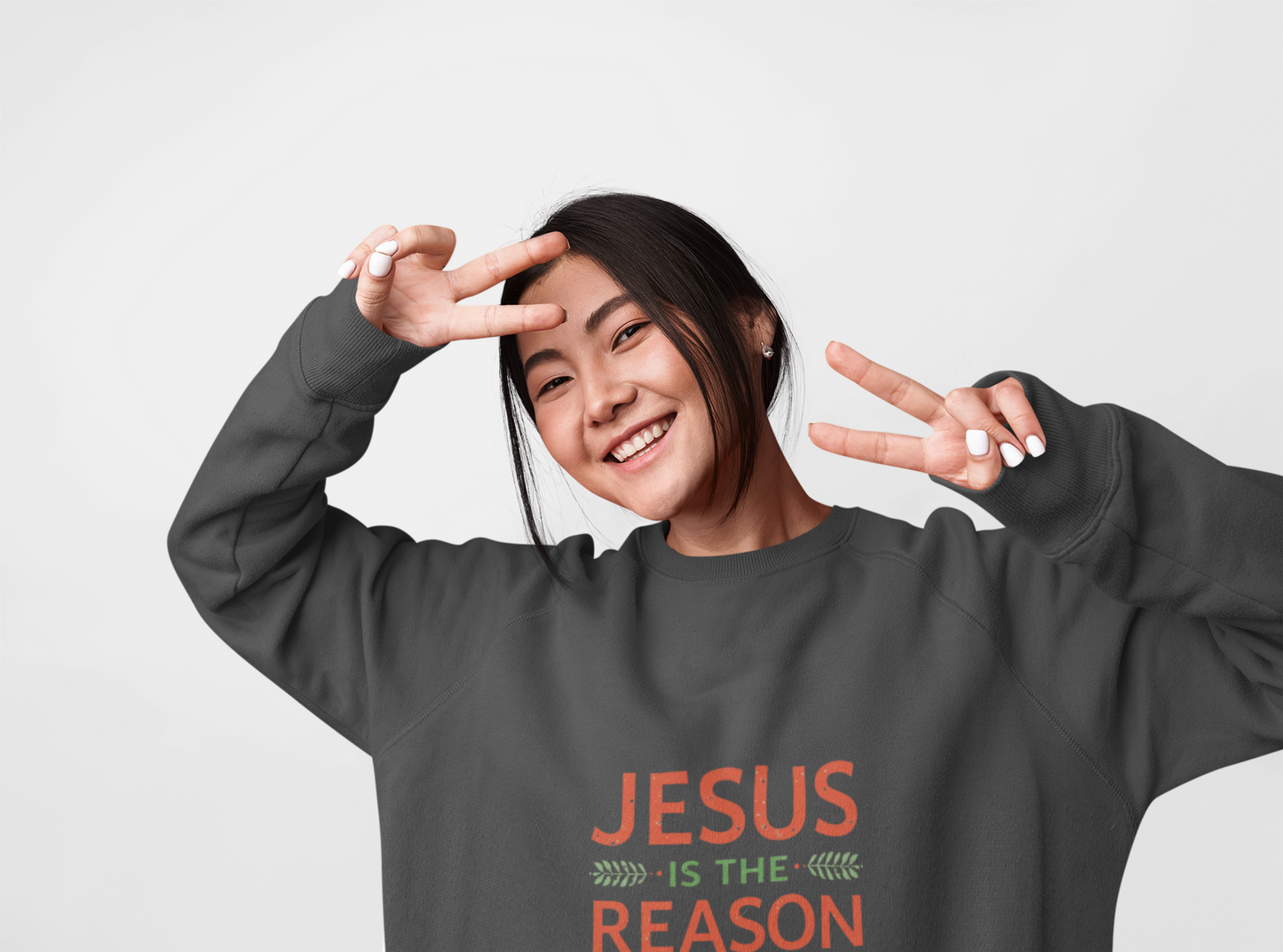 Jesus is the Reason Heavy Blend Crewneck Sweatshirt
