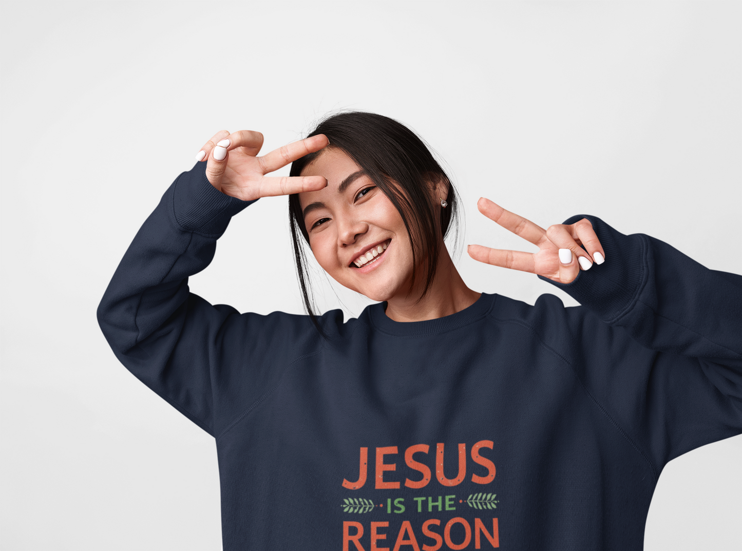 Jesus is the Reason Heavy Blend Crewneck Sweatshirt