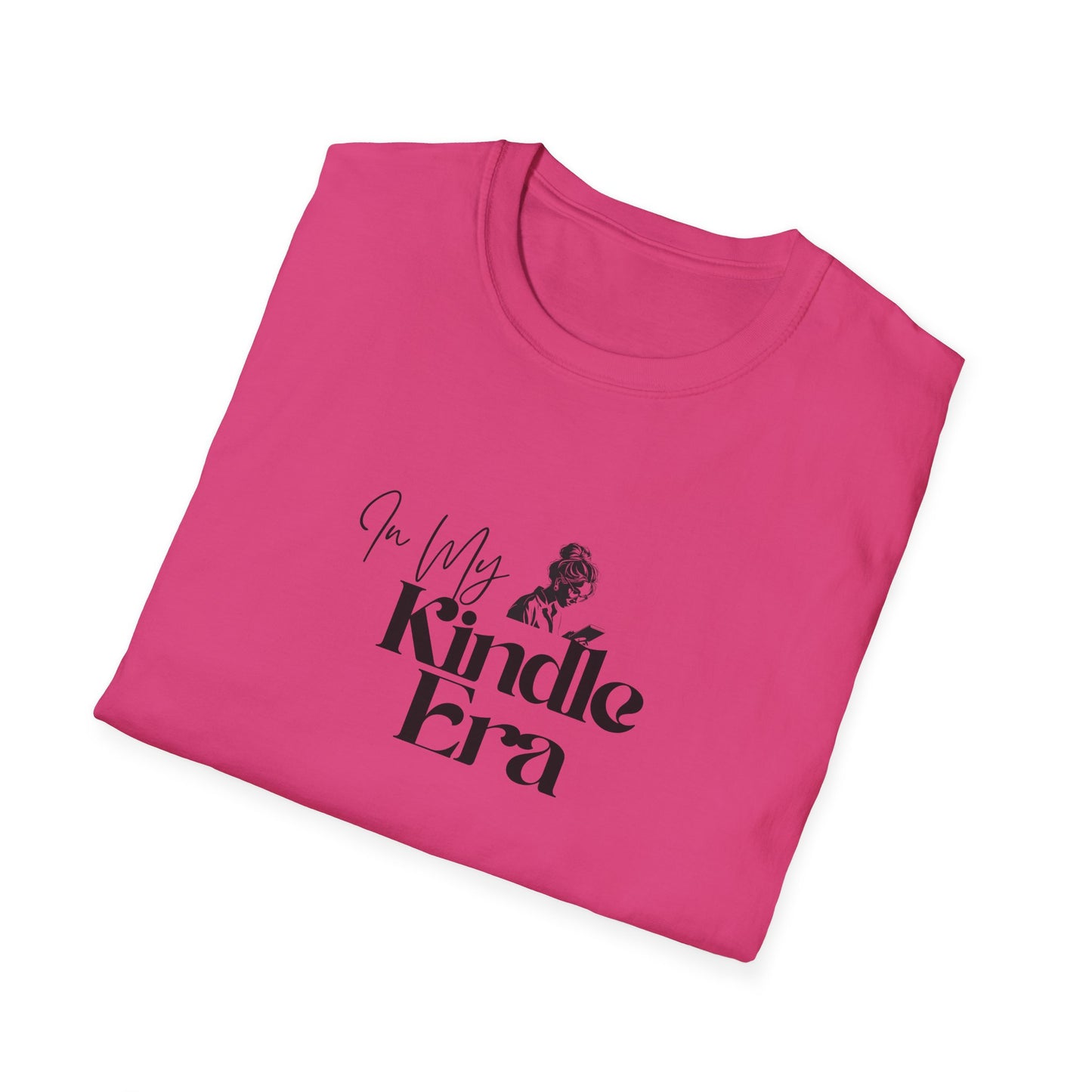 Kindle Reader T-Shirt, Softstyle Tee, Gift for Book Lovers, Reading Humor Shirt, Perfect for Holidays, Nerdy Apparel