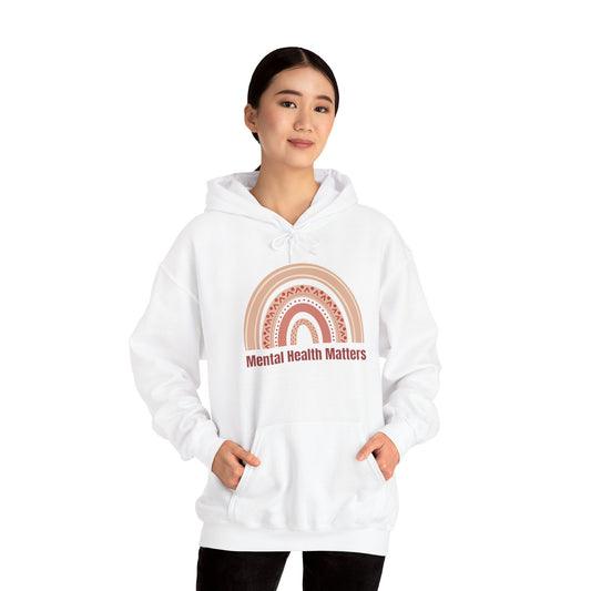 Mental Health Matters Hoodie | Cozy Unisex Sweatshirt for Self-Care, Awareness, Gift for Loved Ones, Mental Health Awareness, Positive Vibes