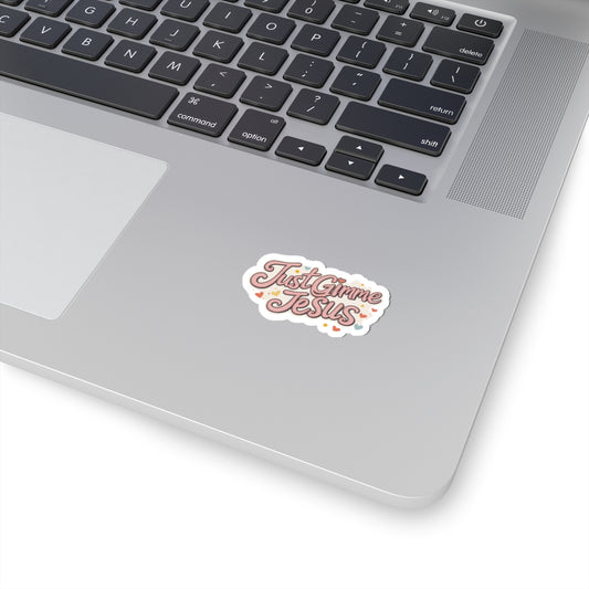 Faith-Inspired Kiss-Cut Stickers, Cute Jesus Stickers for Laptops, Journals, Bibles, Christian Gifts, Religious Decor