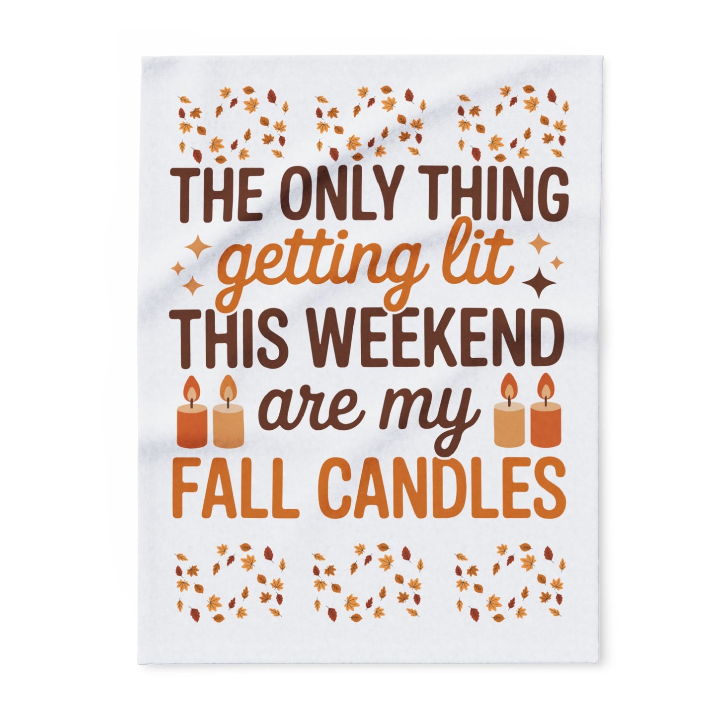 Cozy Fall Fleece Blanket, Autumn Decor, Holiday Warmth, Home Comfort Essentials