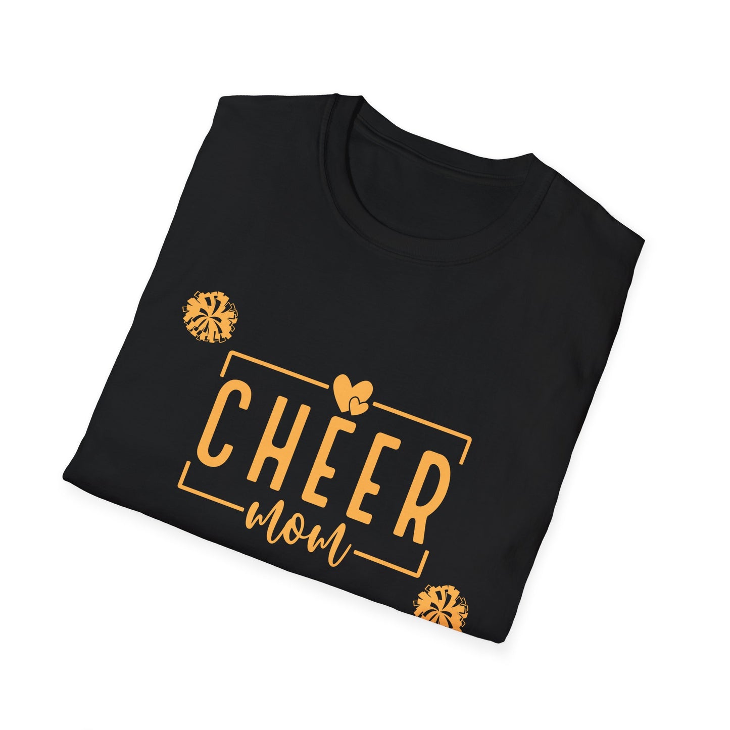 Cheer Mom Unisex T-Shirt, Softstyle Tee, Inspirational Shirt, Cheerleading Apparel, Gift for Coaches, Spirit Wear