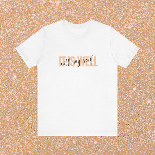 Inspiring Quote Tee: 'It Is Well with My Soul' | Unisex T-Shirt, Motivational Gift, Inspirational Apparel, Everyday Wear, Faith-Based [...]