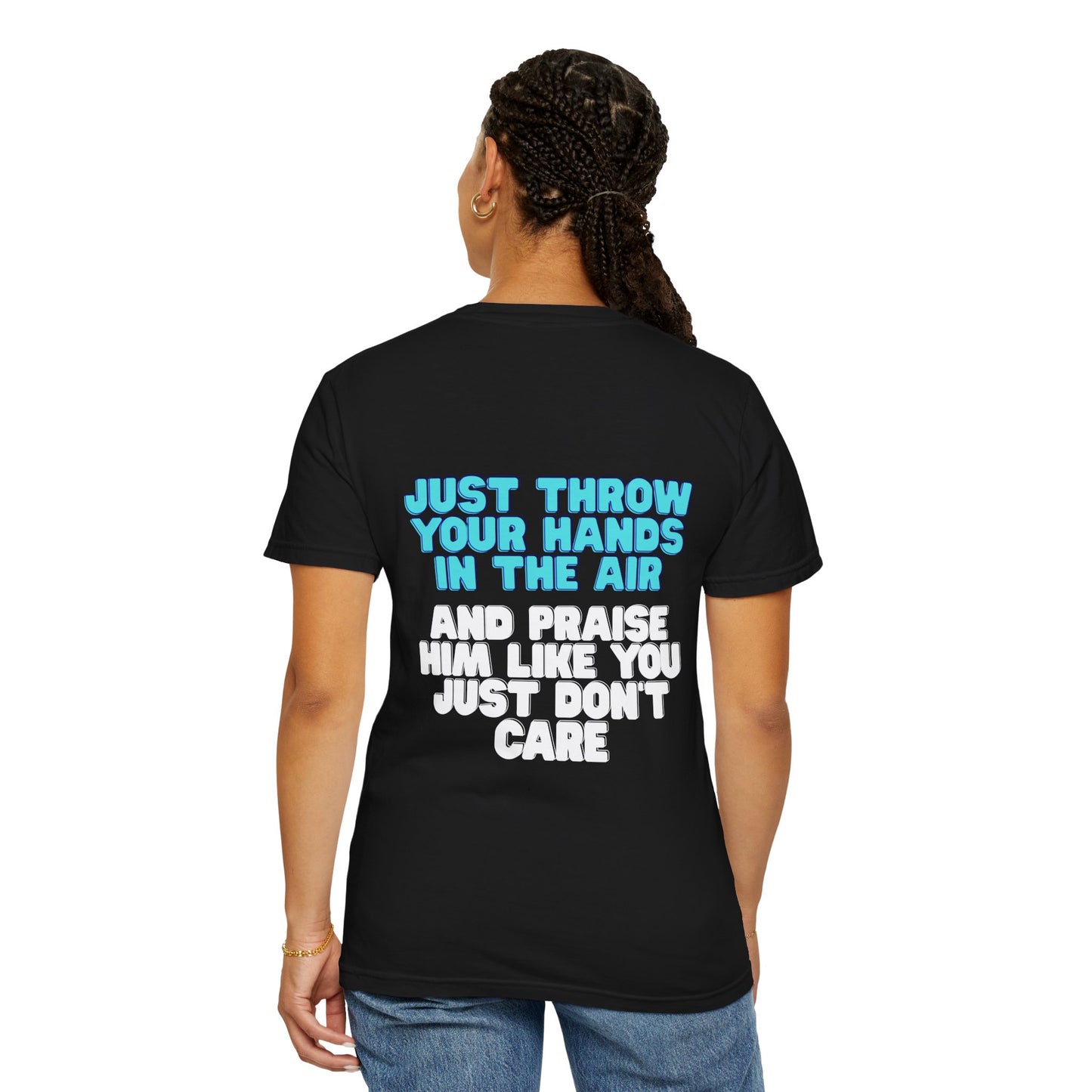 Unisex Garment-Dyed T-shirt/Rock with Jesus