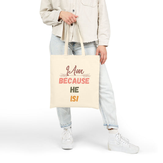 Inspirational Quote Tote Bag, Motivational Shopper, Eco-Friendly Gift, Everyday Use, Bible Verse Canvas Bag