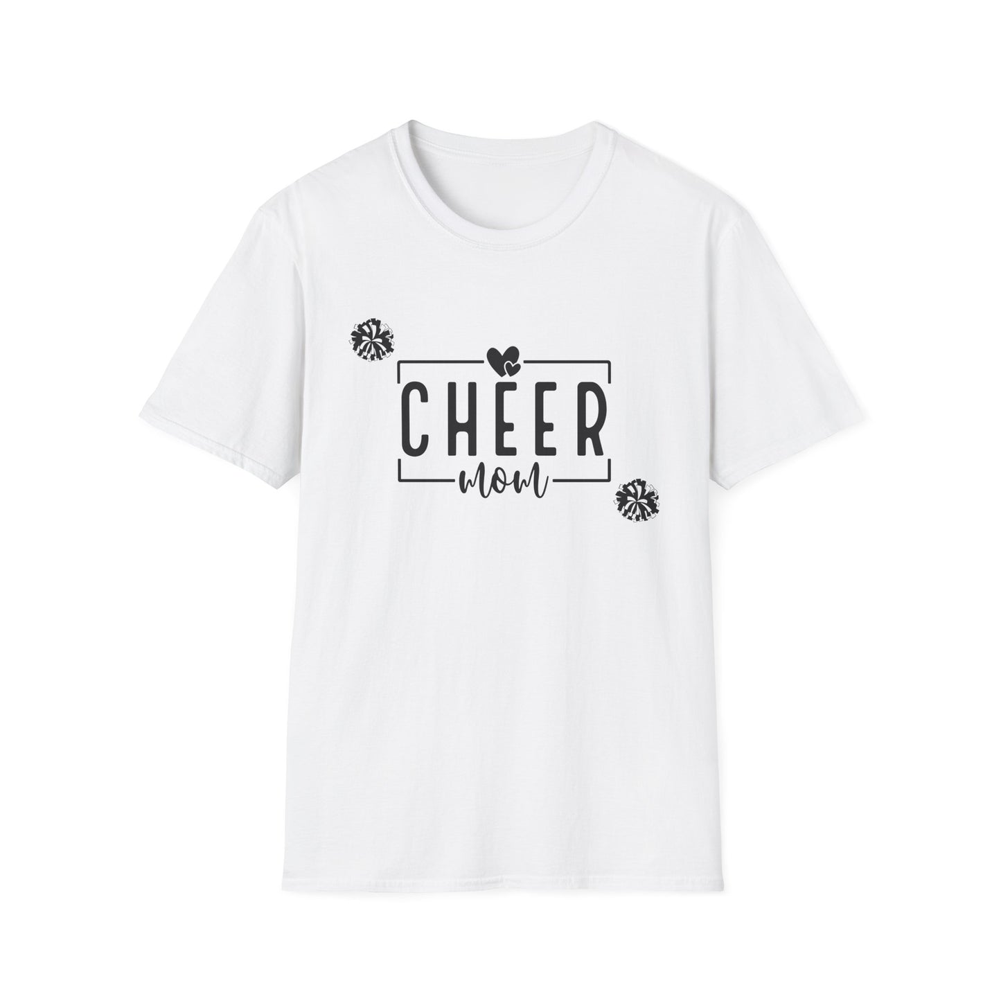 Cheer Mom Unisex T-Shirt, Softstyle Tee, Inspirational Shirt, Cheerleading Apparel, Gift for Coaches, Spirit Wear