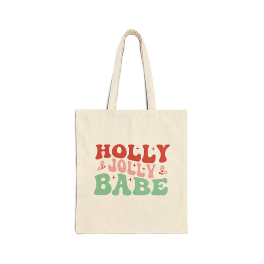 Holly Jolly Babe Tote Bag