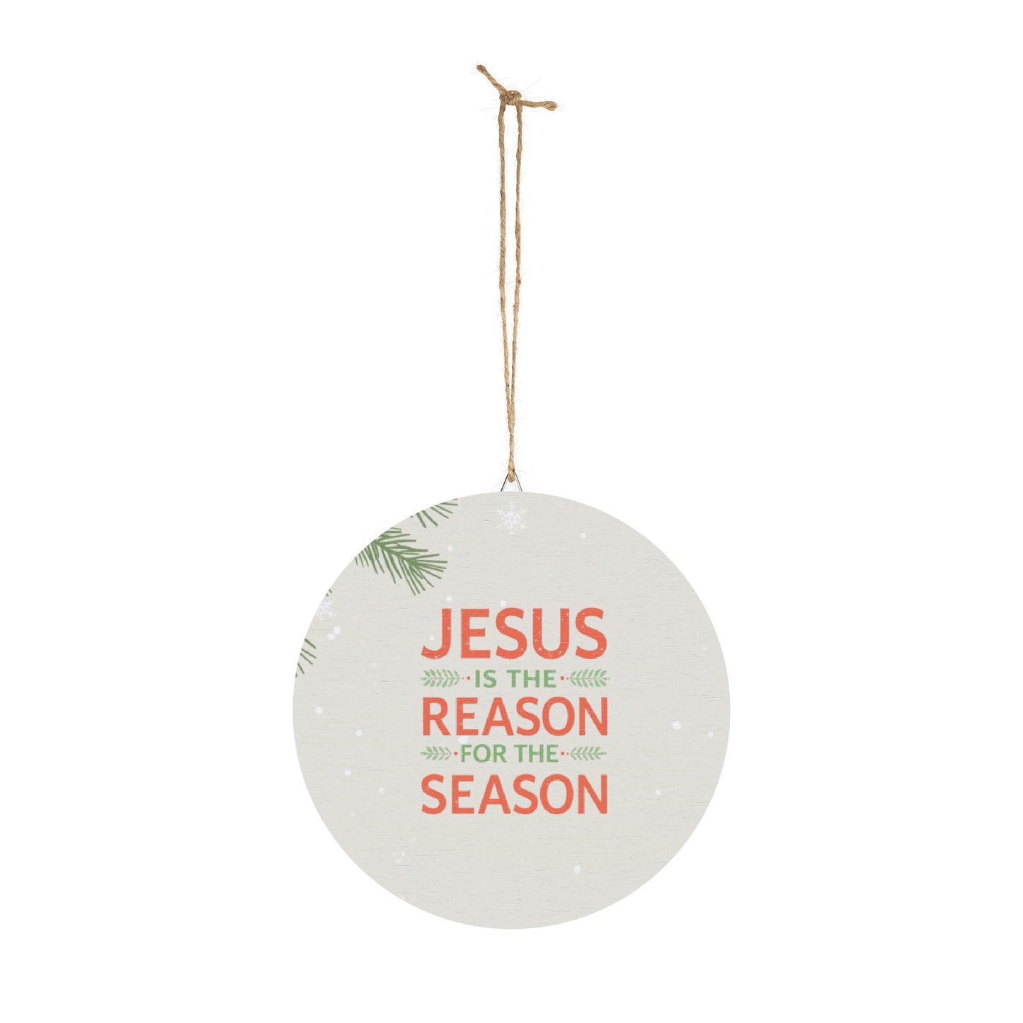 Christmas Wall Sign - 'Jesus is the Reason for the Season' Decorative Wood Sign