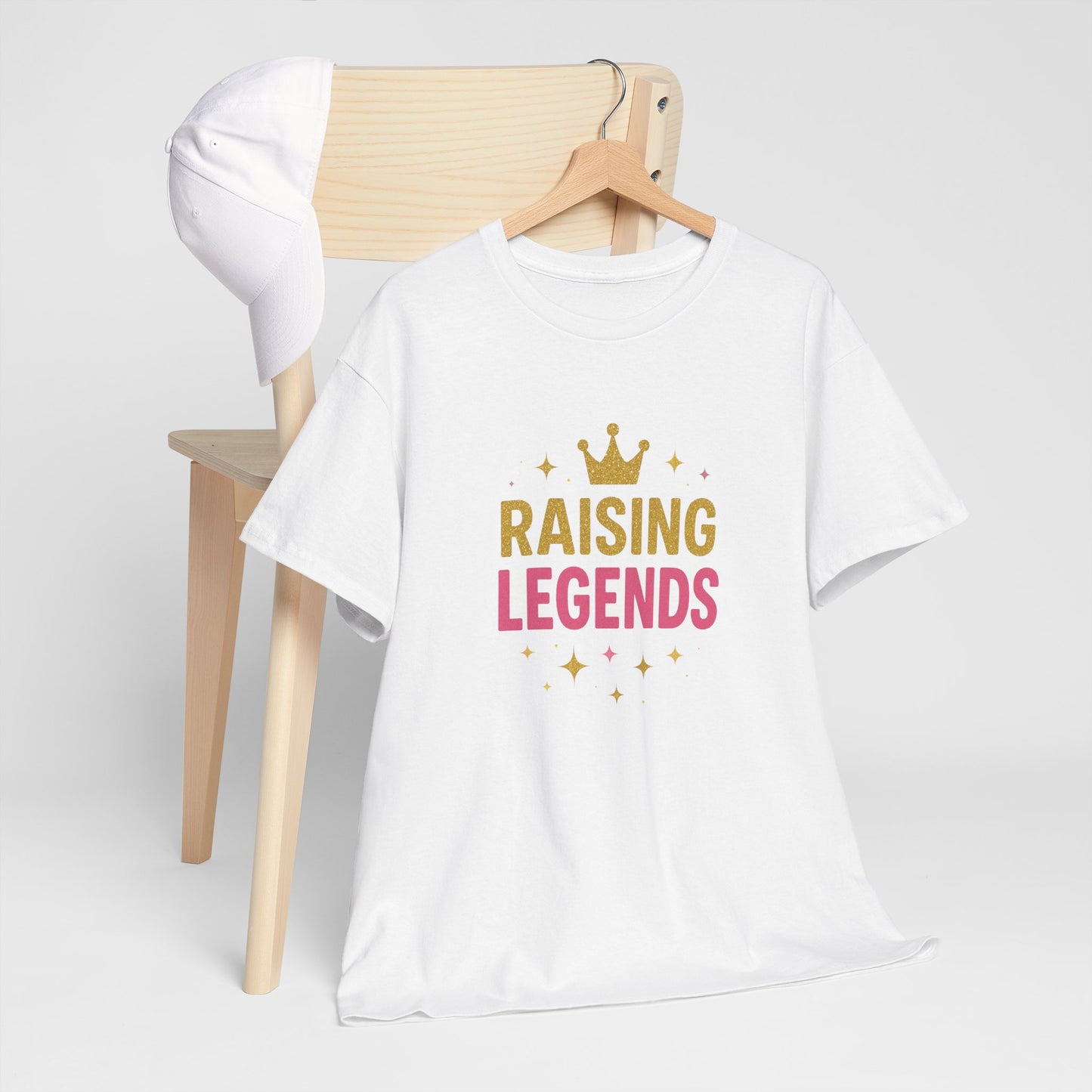 Raising Legends Cotton Tee - Fun Unisex Tee, Inspirational Gift, Family Reunion Shirt, Birthday Celebration Apparel, Everyday Casual Wear